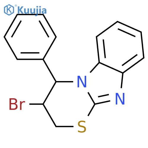 12-bromo-13-phenyl-10-thia-1,8-diazatricyclo7.4.0.0,2,7trideca-2,4,6,8-tetraene structure
