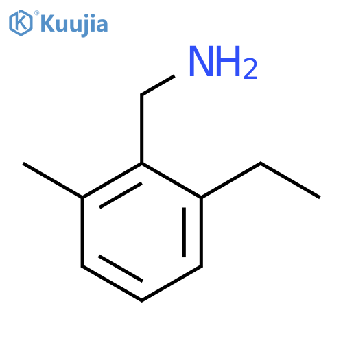 (2-ethyl-6-methylphenyl)methanamine structure