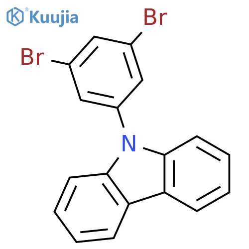 9-(3,5-Dibromophenyl)-9h-carbazole structure