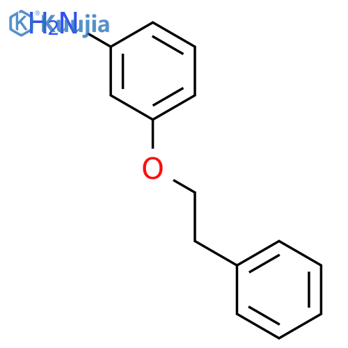 3-(2-phenylethoxy)aniline structure