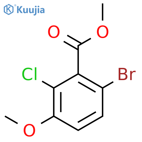 methyl 6-bromo-2-chloro-3-methoxybenzoate structure