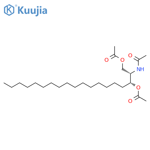 ACETAMIDE, N-[(1S,2R)-2-(ACETYLOXY)-1-[(ACETYLOXY)METHYL]OCTADECYL]- structure