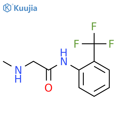 2-(methylamino)-N-2-(trifluoromethyl)phenylacetamide structure