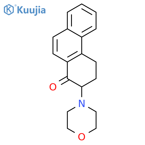 2-morpholin-4-yl-3,4-dihydro-2h-phenanthren-1-one;hydrochloride structure