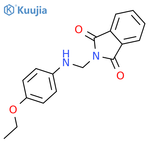 2-{(4-Ethoxyphenyl)aminomethyl}-1H-isoindole-1,3(2H)-dione structure