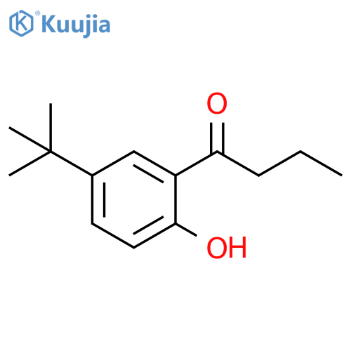 1-(5-tert-butyl-2-hydroxyphenyl)butan-1-one structure
