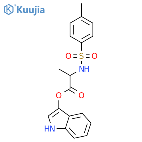 N-Tosyl-L-alanyloxyindole structure