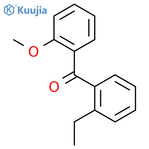 (2-ethylphenyl)-(2-methoxyphenyl)methanone structure