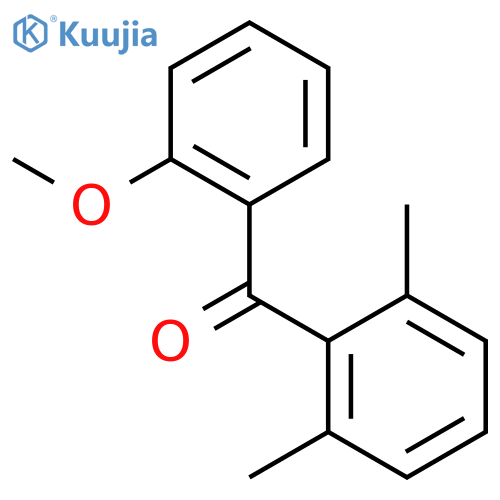 (2,6-dimethylphenyl)-(2-methoxyphenyl)methanone structure