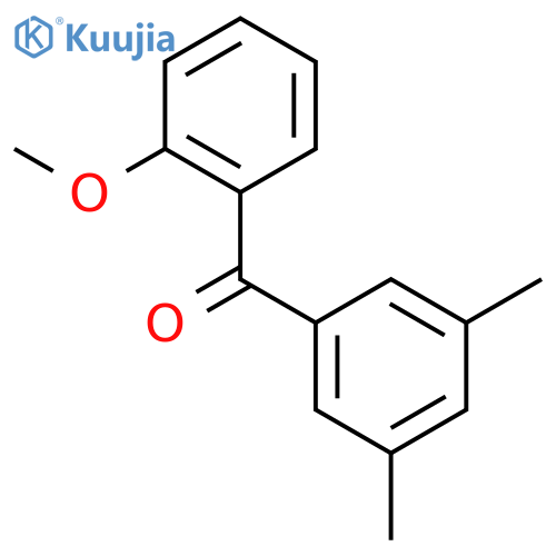 (3,5-dimethylphenyl)-(2-methoxyphenyl)methanone structure