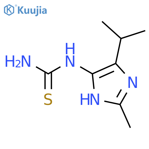 N-[2-methyl-4-(1-methylethyl)-1H-imidazol-5-yl]-Thiourea structure