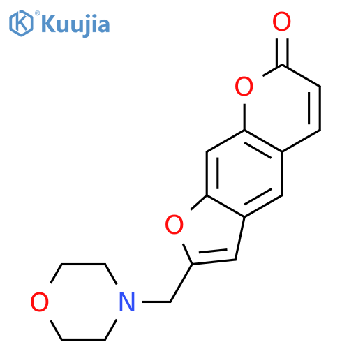7H-FURO[3,2-G][1]BENZOPYRAN-7-ONE, 2-(4-MORPHOLINYLMETHYL)- structure