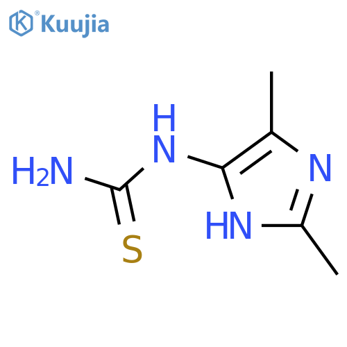 Thiourea,N-(2,4-dimethyl-1H-imidazol-5-yl)- structure