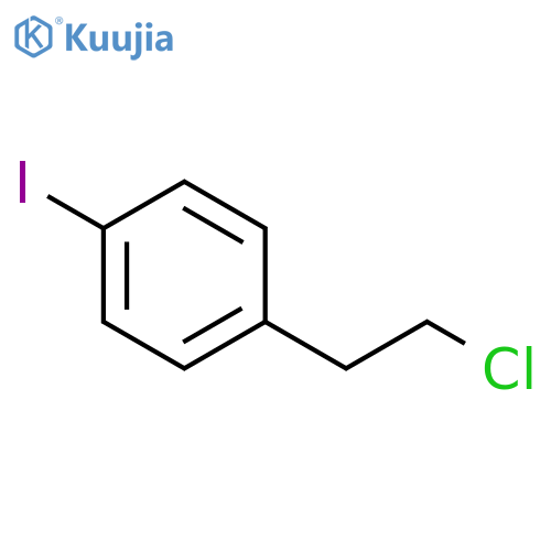 Benzene, 1-(2-chloroethyl)-4-iodo- structure
