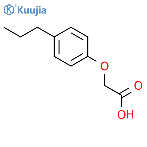 2-(4-Propylphenoxy)acetic Acid structure