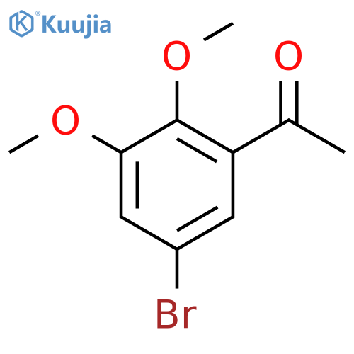 1-(5-bromo-2,3-dimethoxyphenyl)ethan-1-one structure