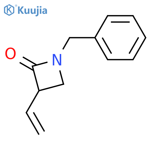 2-AZETIDINONE, 3-ETHENYL-1-(PHENYLMETHYL)- structure