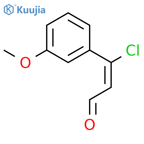 2-Propenal, 3-chloro-3-(3-methoxyphenyl)- structure