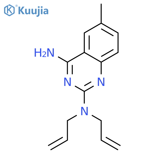 2,4-Quinazolinediamine,6-methyl-N2,N2-di-2-propen-1-yl- structure