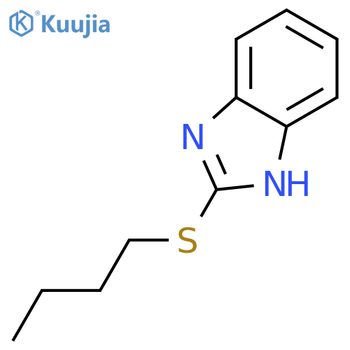 2-(butylsulfanyl)-1H-1,3-benzodiazole structure