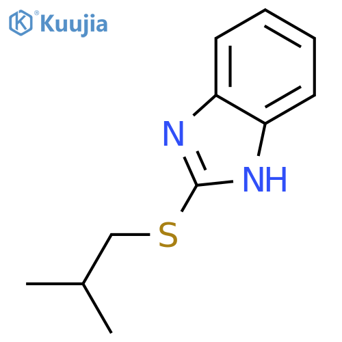 2-(2-methylpropyl)sulfanyl-1H-1,3-benzodiazole structure