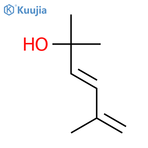 3,5-Hexadien-2-ol, 2,5-dimethyl-, (E)- structure