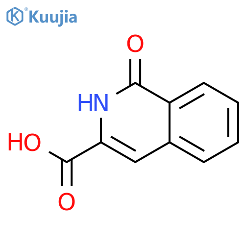 1-hydroxyisoquinoline-3-carboxylic acid structure
