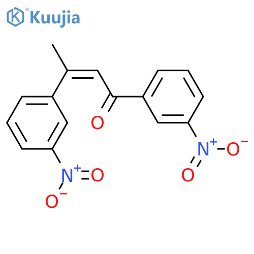 2-Buten-1-one,1,3-bis(3-nitrophenyl)- structure