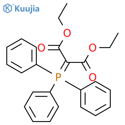 Diethyl 2-(triphenyl-λ5-phosphanylidene)propanedioate structure