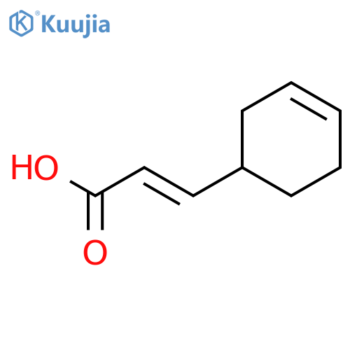 3-(cyclohex-3-en-1-yl)prop-2-enoic acid structure