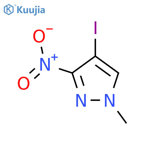 4-Iodo-1-methyl-3-nitro-1H-pyrazole structure