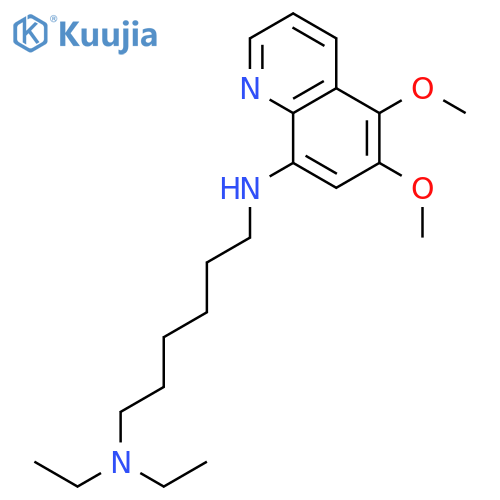 1,6-Hexanediamine,N6-(5,6-dimethoxy-8-quinolinyl)-N1,N1-diethyl- structure