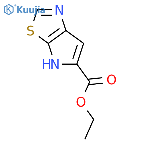 ethyl 4H-pyrrolo[3,2-d][1,3]thiazole-5-carboxylate structure