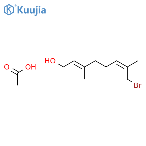 2,6-OCTADIEN-1-OL, 8-BROMO-3,7-DIMETHYL-, ACETATE, (2E)- structure