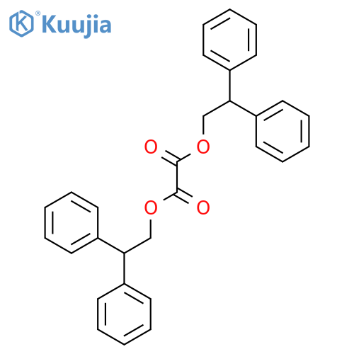 bis(2,2-diphenylethyl) ethanedioate structure