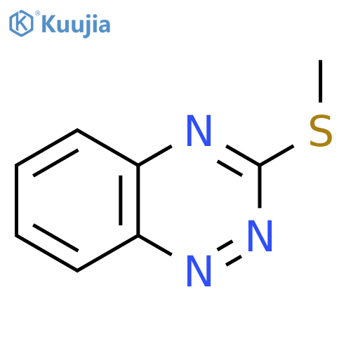 1,2,4-Benzotriazine, 3-(methylthio)- structure