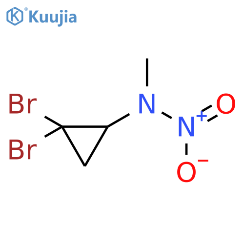 CYCLOPROPANAMINE, 2,2-DIBROMO-N-METHYL-N-NITRO- structure