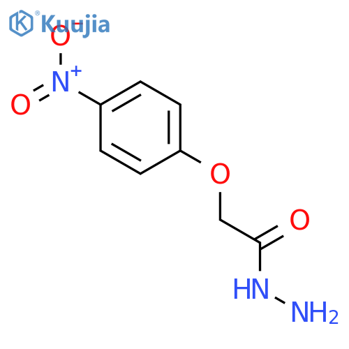 4-Nitrophenoxyacetic acid hydrazide structure
