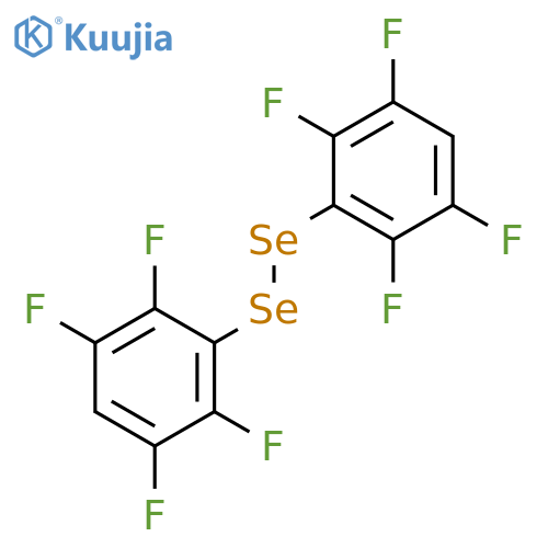 DISELENIDE, BIS(2,3,5,6-TETRAFLUOROPHENYL) structure