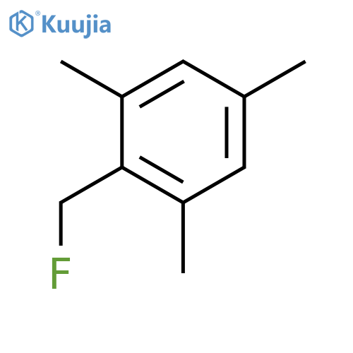 Benzene, 2-(fluoromethyl)-1,3,5-trimethyl- structure