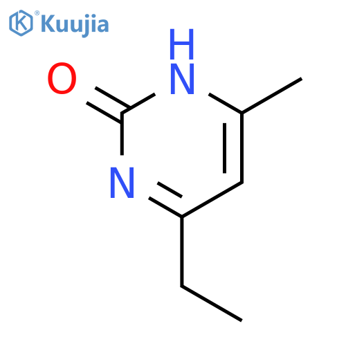 6-ethyl-4-methyl-1,2-dihydropyrimidin-2-one structure