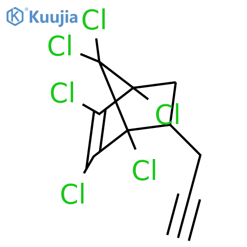 1,2,3,4,7,7-Hexachloro-5-(prop-2-yn-1-yl)bicyclo[2.2.1]hept-2-ene structure
