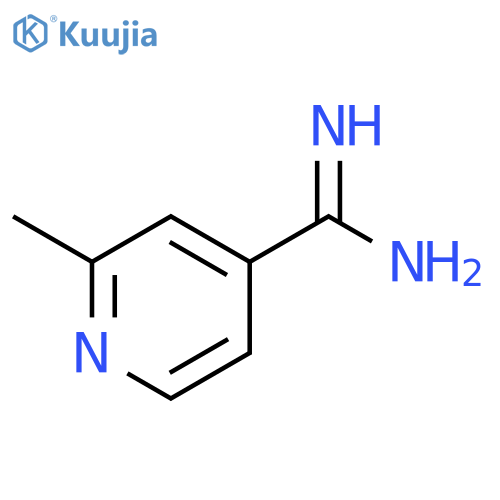 2-methylpyridine-4-carboximidamide structure