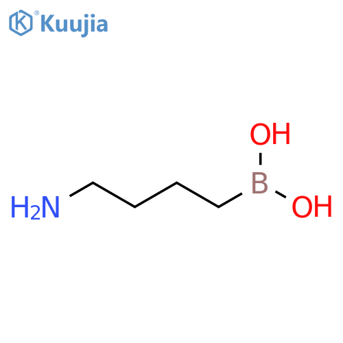 (4-aminobutyl)boronic acid structure