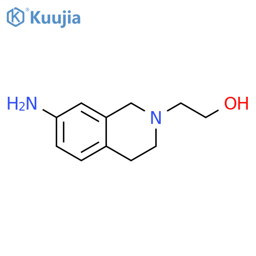 7-amino-3,4-dihydro-2(1H)-Isoquinolineethanol structure