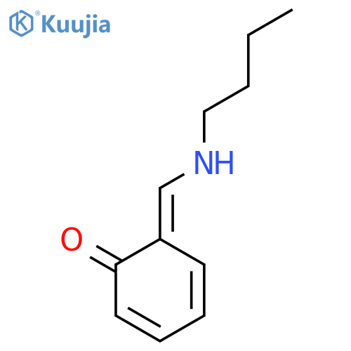2,4-Cyclohexadien-1-one, 6-[(butylamino)methylene]- structure