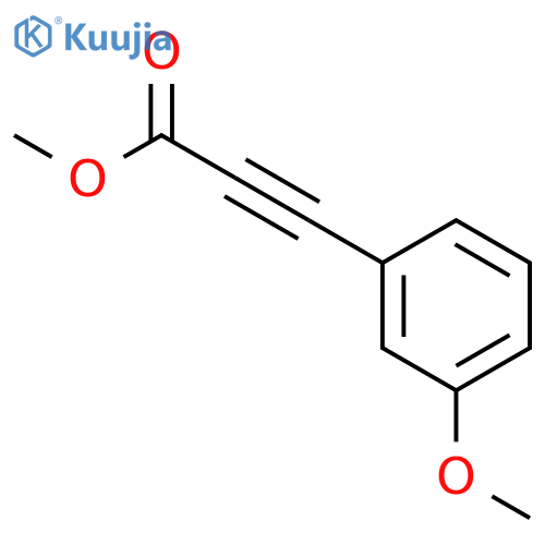 2-Propynoic acid, 3-(3-methoxyphenyl)-, methyl ester structure