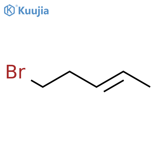 2-Pentene, 5-bromo-, (2E)- structure