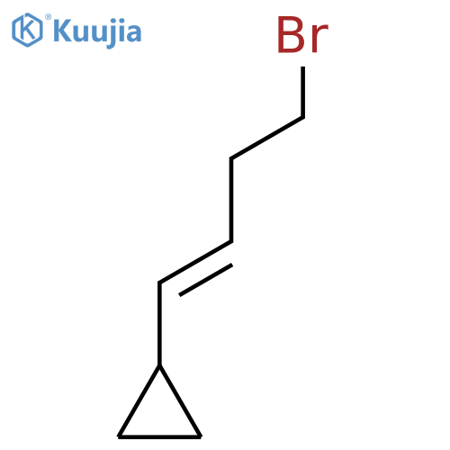 (4-bromobut-1-en-1-yl)cyclopropane structure
