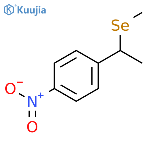 Benzene, 1-[1-(methylseleno)ethyl]-4-nitro- structure